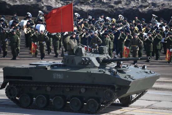 Rehearsal of Victory Day Military Parade