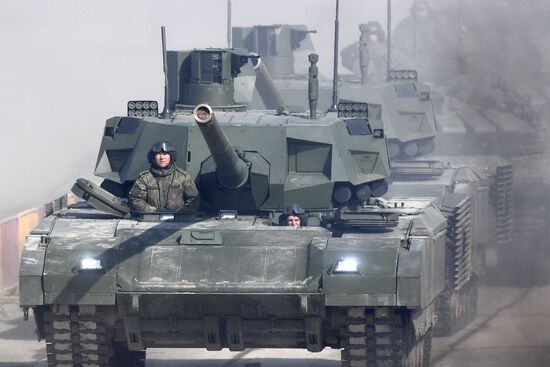 Rehearsal of Victory Day Military Parade