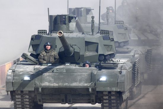 Rehearsal of Victory Day Military Parade