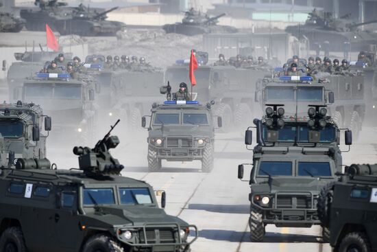 Rehearsal of Victory Day Military Parade