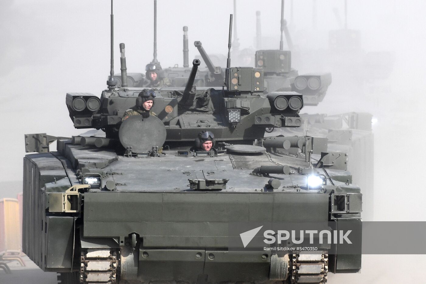 Rehearsal of Victory Day Military Parade