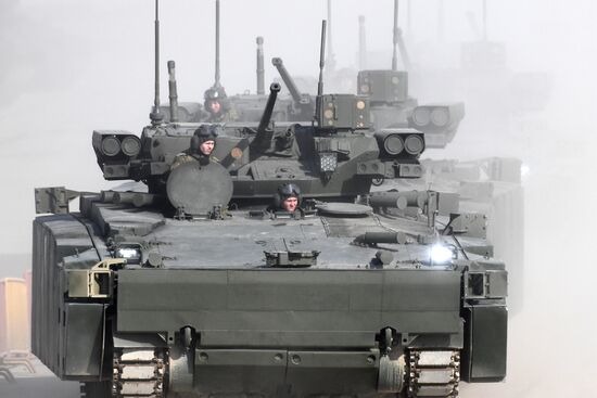 Rehearsal of Victory Day Military Parade