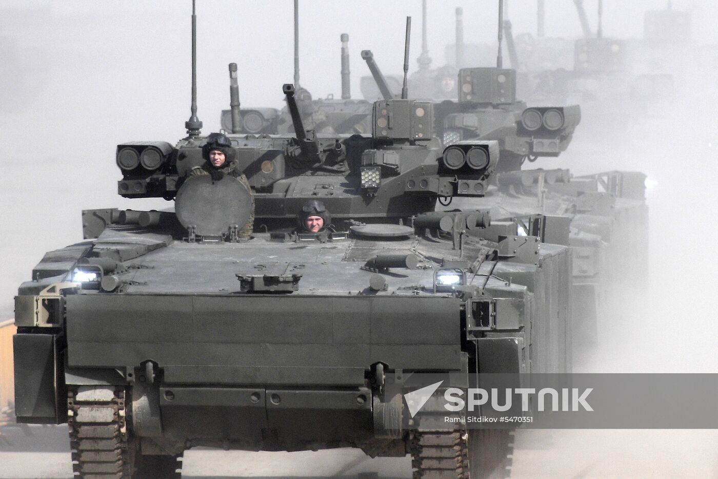 Rehearsal of Victory Day Military Parade