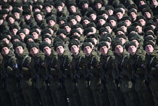 Rehearsal of Victory Day Military Parade