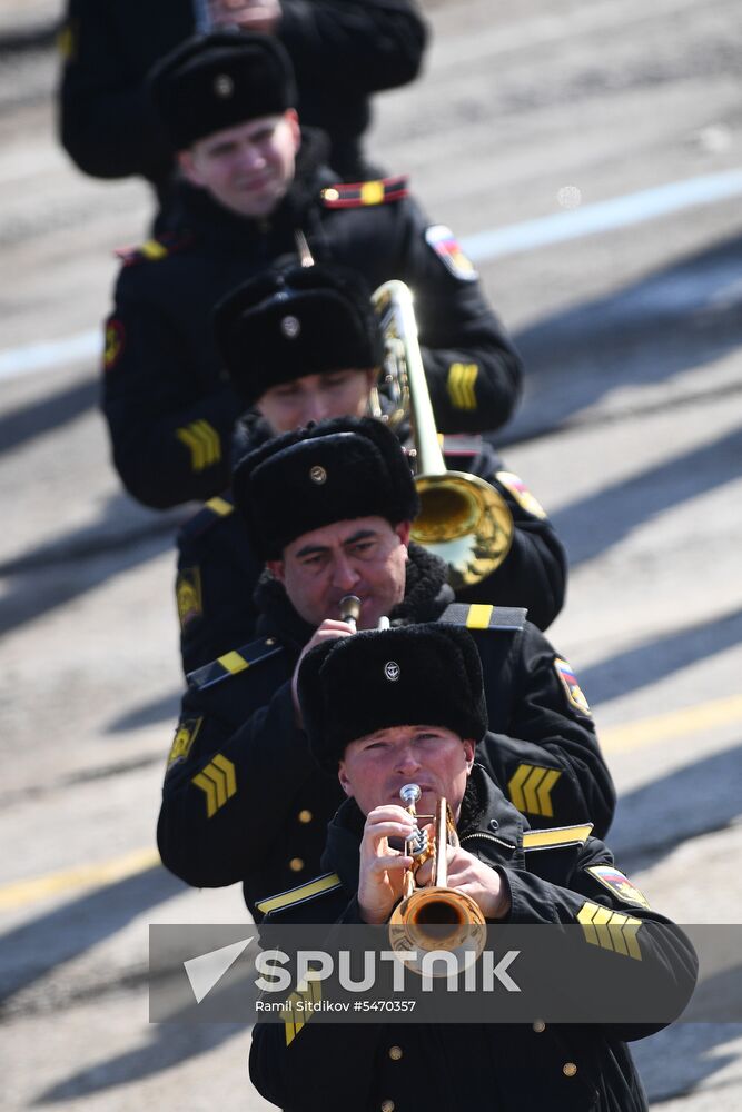Rehearsal of Victory Day Military Parade