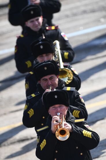 Rehearsal of Victory Day Military Parade