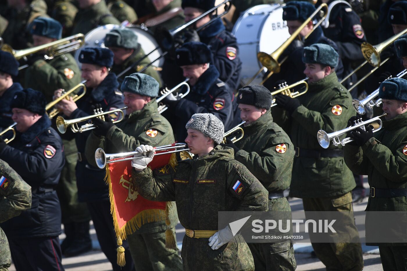 Rehearsal of Victory Day Military Parade