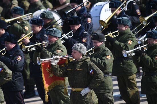 Rehearsal of Victory Day Military Parade