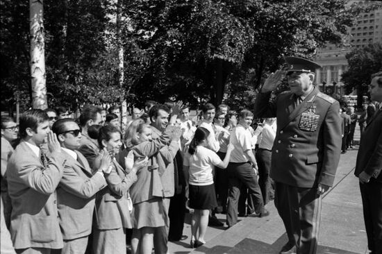 Meeting of young people from socialist countries' capitals in Moscow