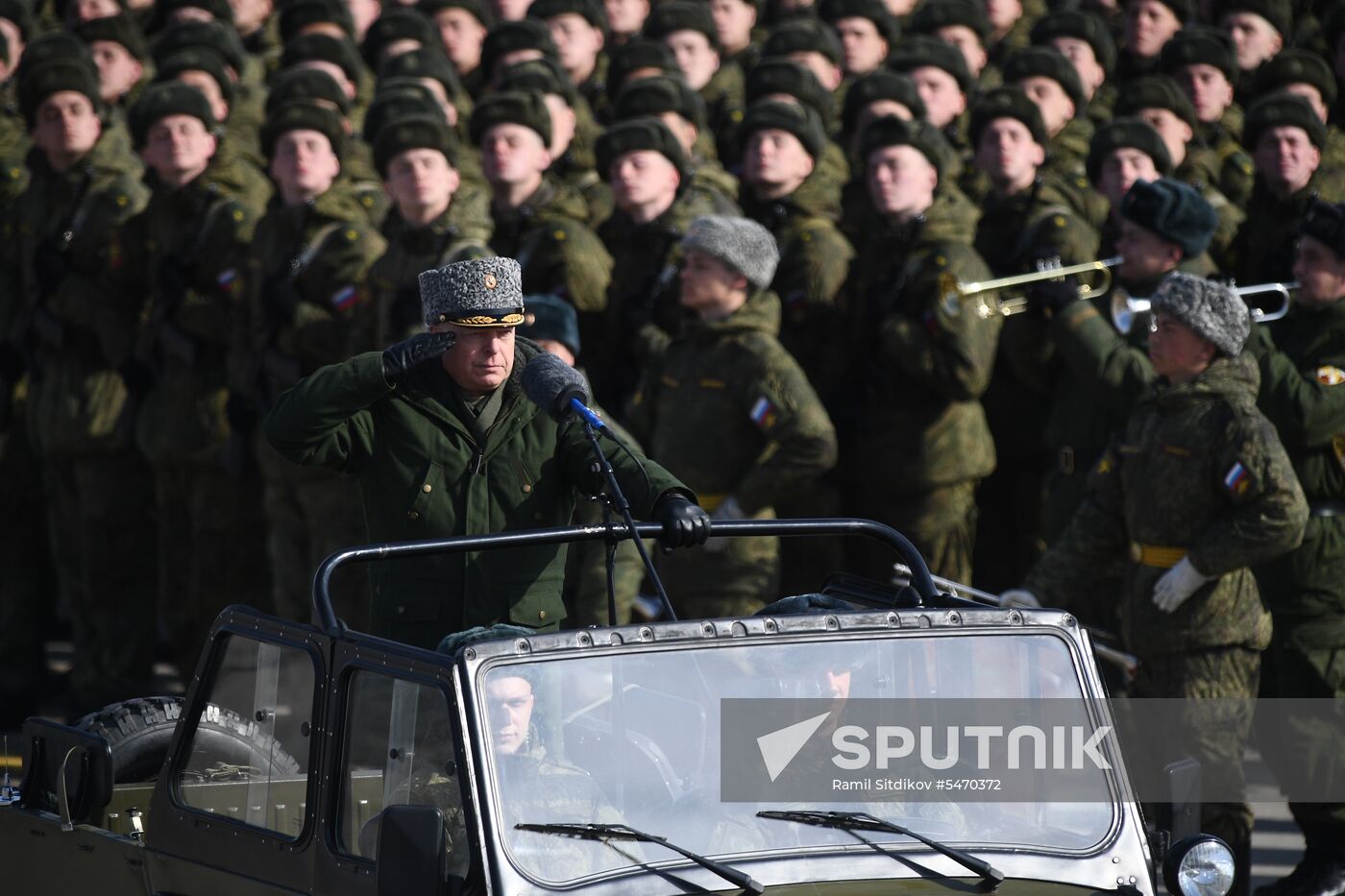 Rehearsal of Victory Day Military Parade