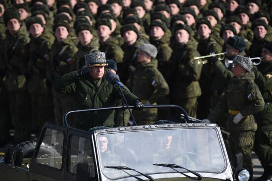 Rehearsal of Victory Day Military Parade