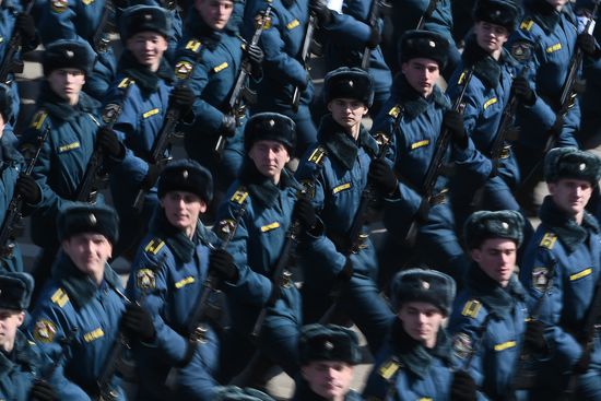 Rehearsal of Victory Day Military Parade