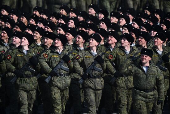 Rehearsal of Victory Day Military Parade