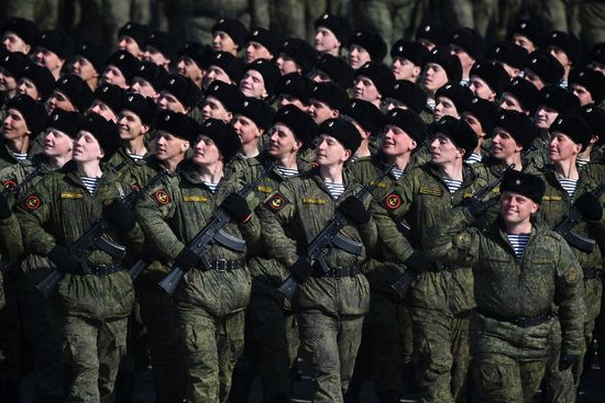 Rehearsal of Victory Day Military Parade