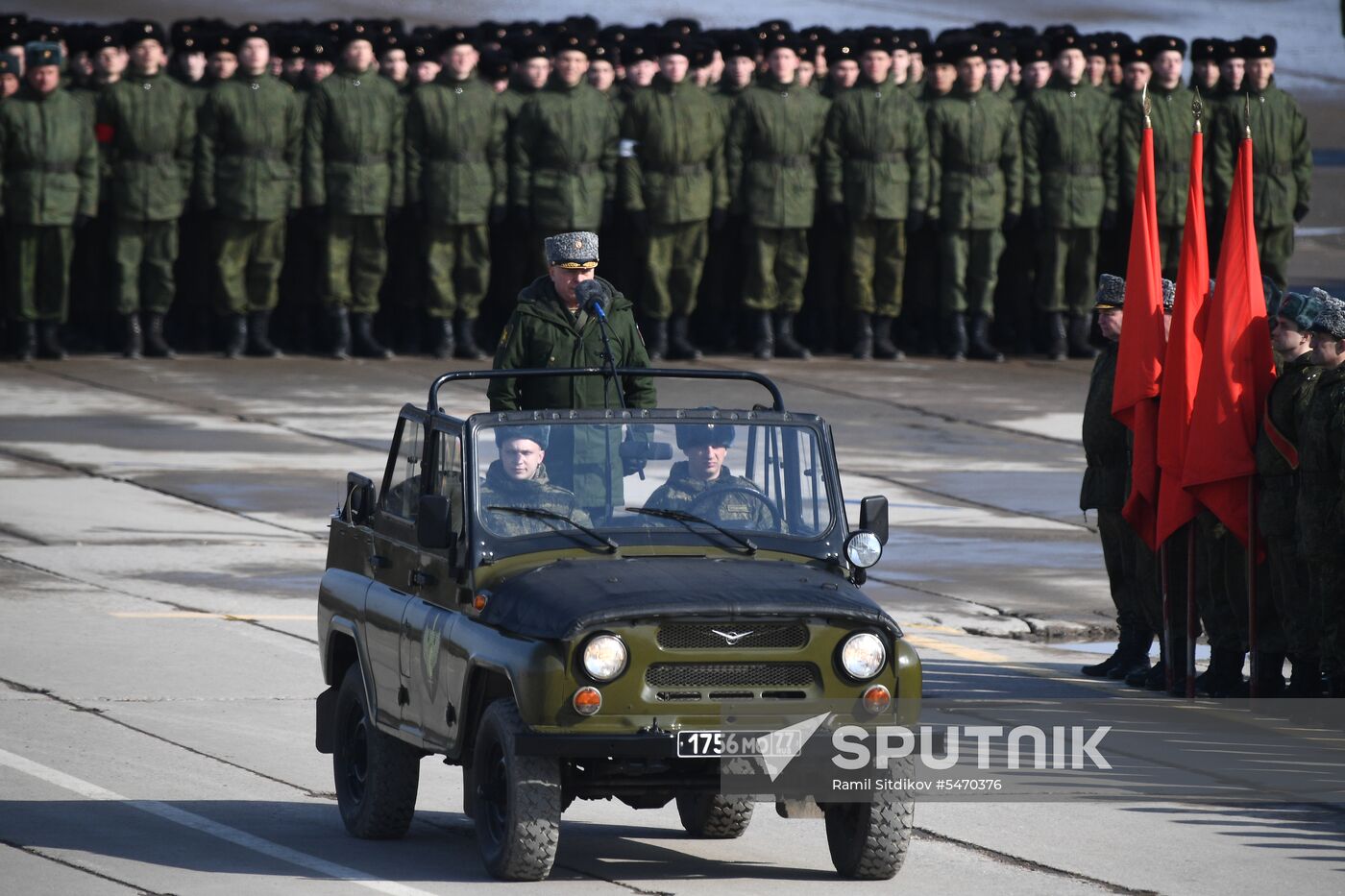 Rehearsal of Victory Day Military Parade