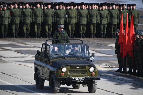 Rehearsal of Victory Day Military Parade