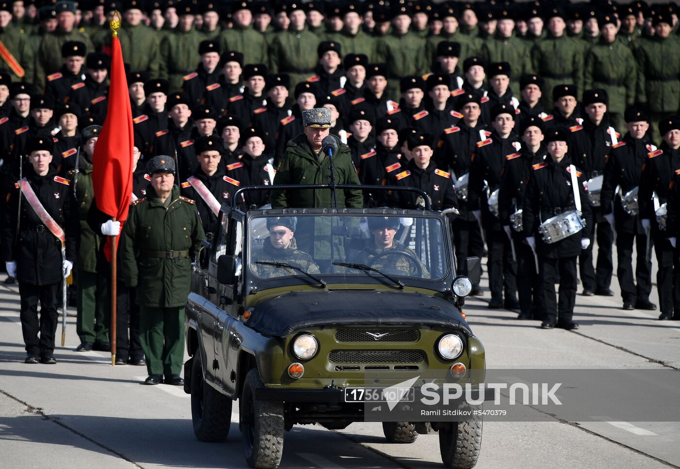 Rehearsal of Victory Day Military Parade