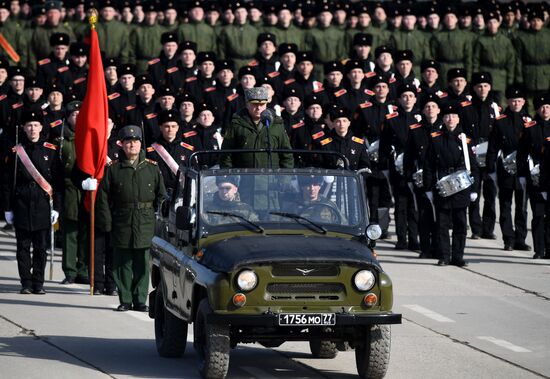 Rehearsal of Victory Day Military Parade