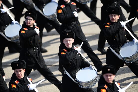 Rehearsal of Victory Day Military Parade