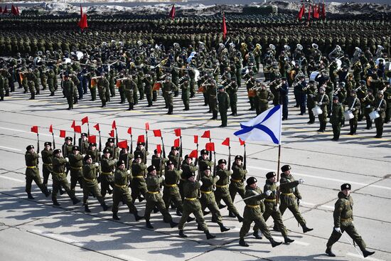Rehearsal of Victory Day Military Parade