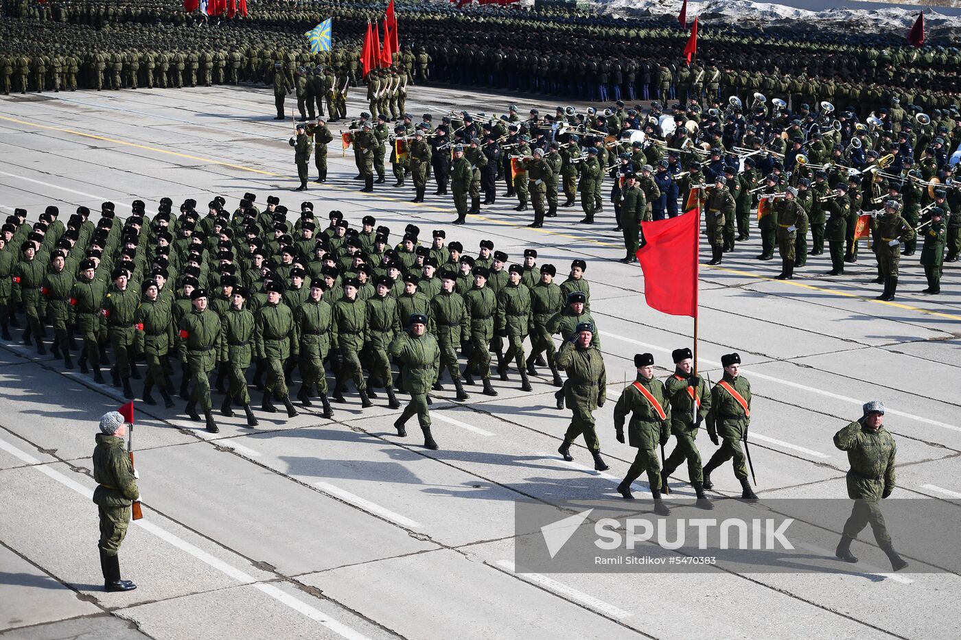 Rehearsal of Victory Day Military Parade