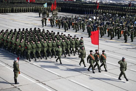 Rehearsal of Victory Day Military Parade