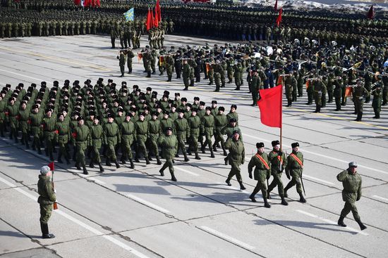 Rehearsal of Victory Day Military Parade