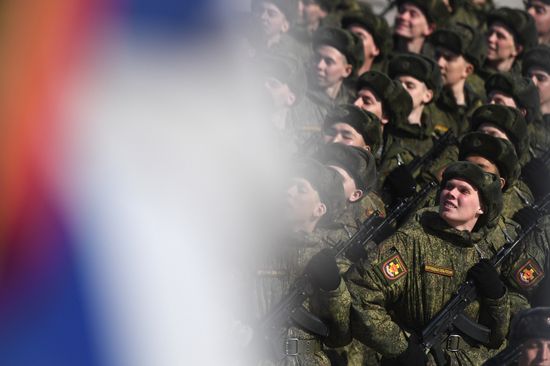 Rehearsal of Victory Day Military Parade