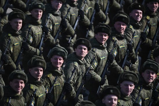 Rehearsal of Victory Day Military Parade