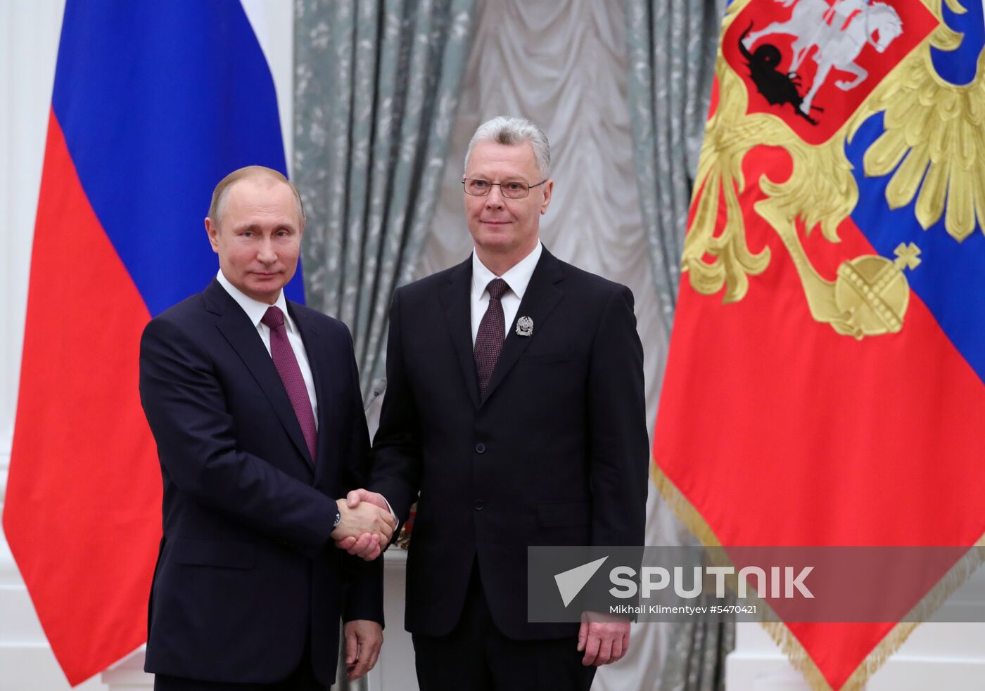 President Vladimir Putin presents presidential prizes to young culture professionals and for writing and art for children