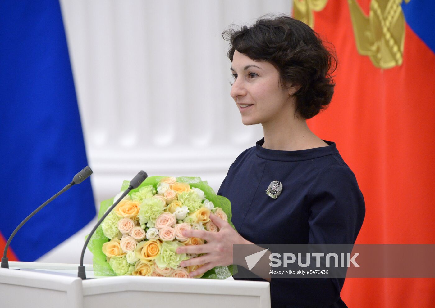 President Vladimir Putin presents presidential prizes to young culture professionals and for writing and art for children