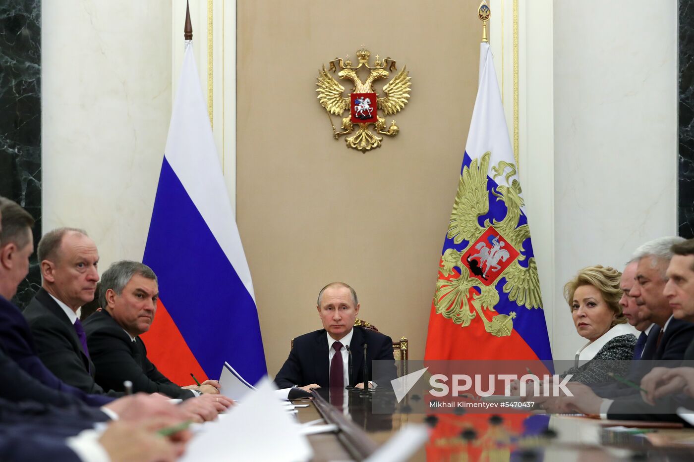 President Vladimir Putin holds Security Council meeting