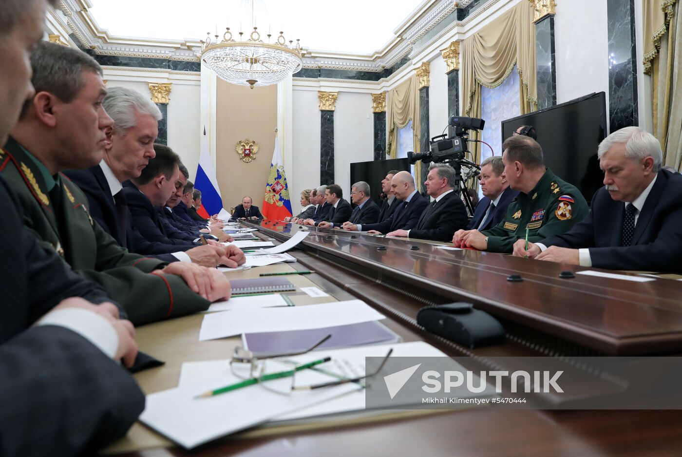 President Vladimir Putin holds Security Council meeting