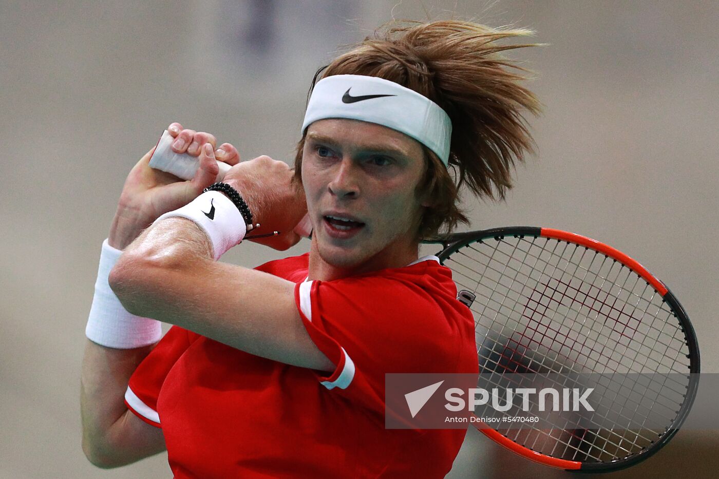 Tennis. Davis Cup. Russia vs. Austria. Day one