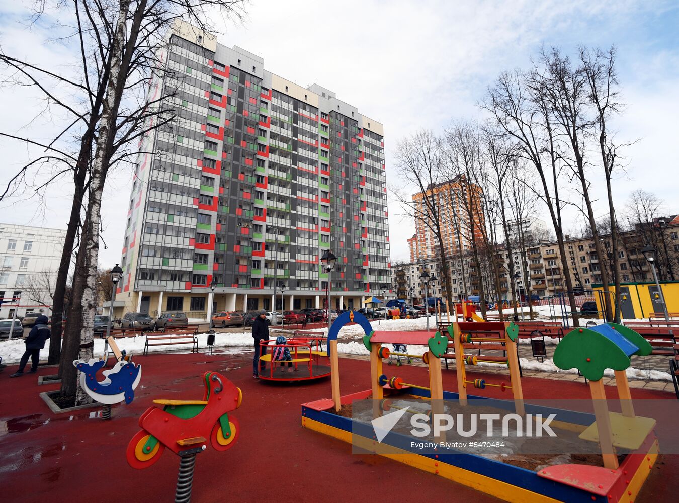 Apartment building for participants in Moscow relocation program