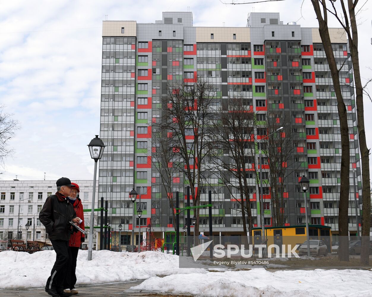 Apartment building for participants in Moscow relocation program