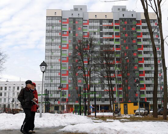 Apartment building for participants in Moscow relocation program