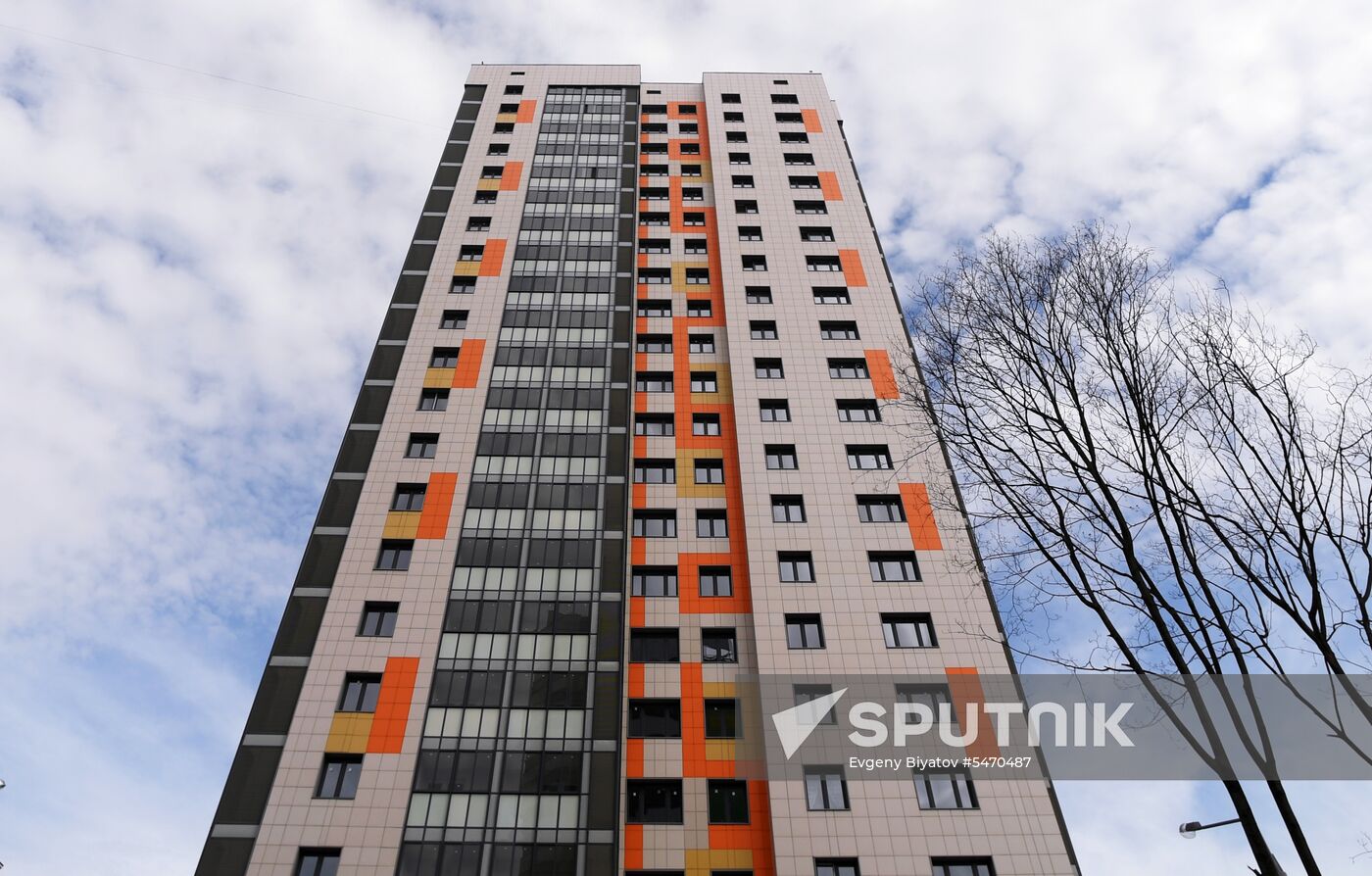 Apartment building for participants in Moscow relocation program