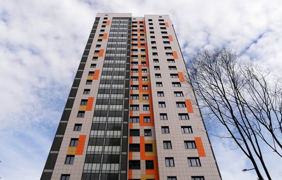 Apartment building for participants in Moscow relocation program
