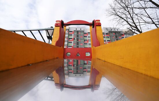 Apartment building for participants in Moscow relocation program
