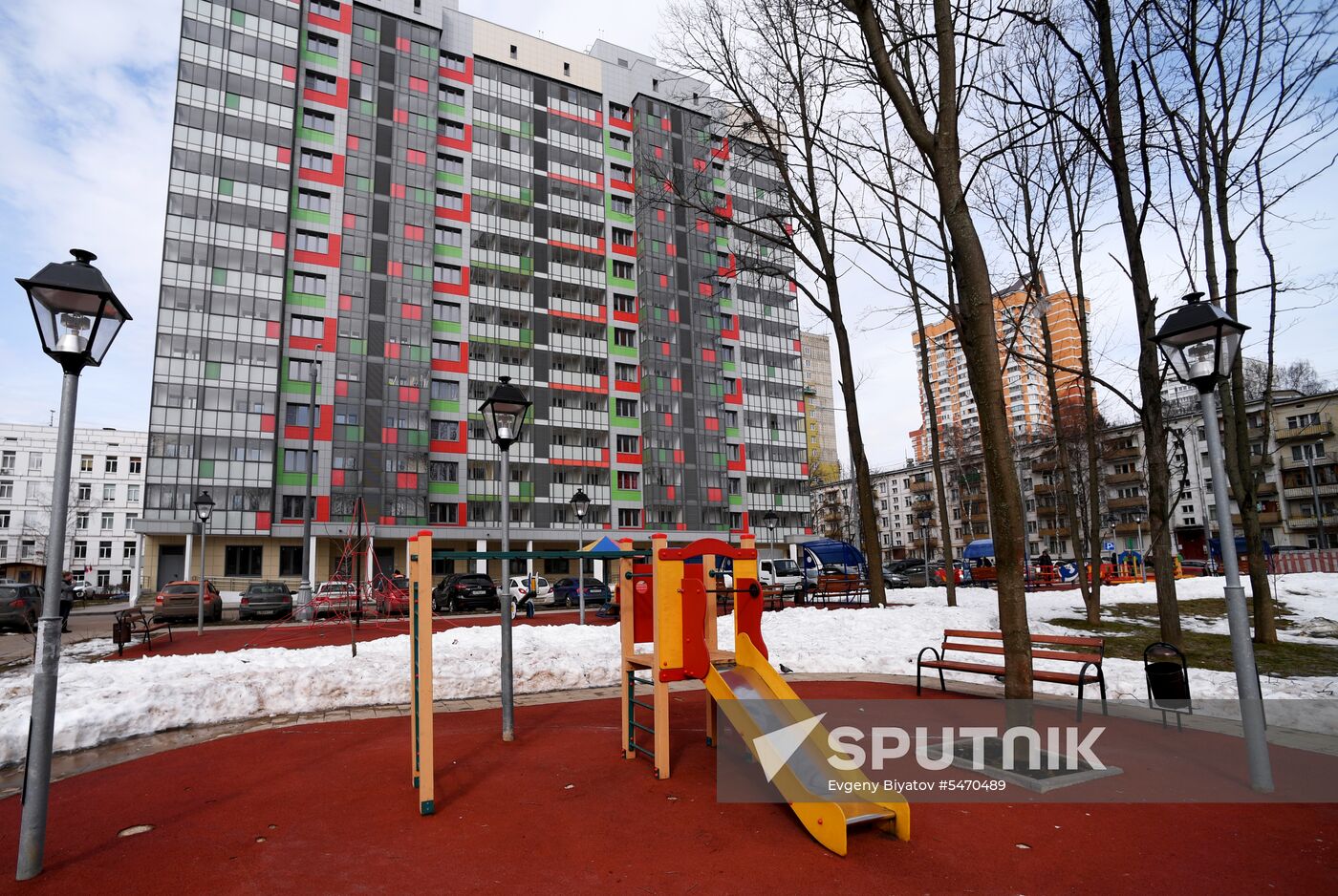 Apartment building for participants in Moscow relocation program