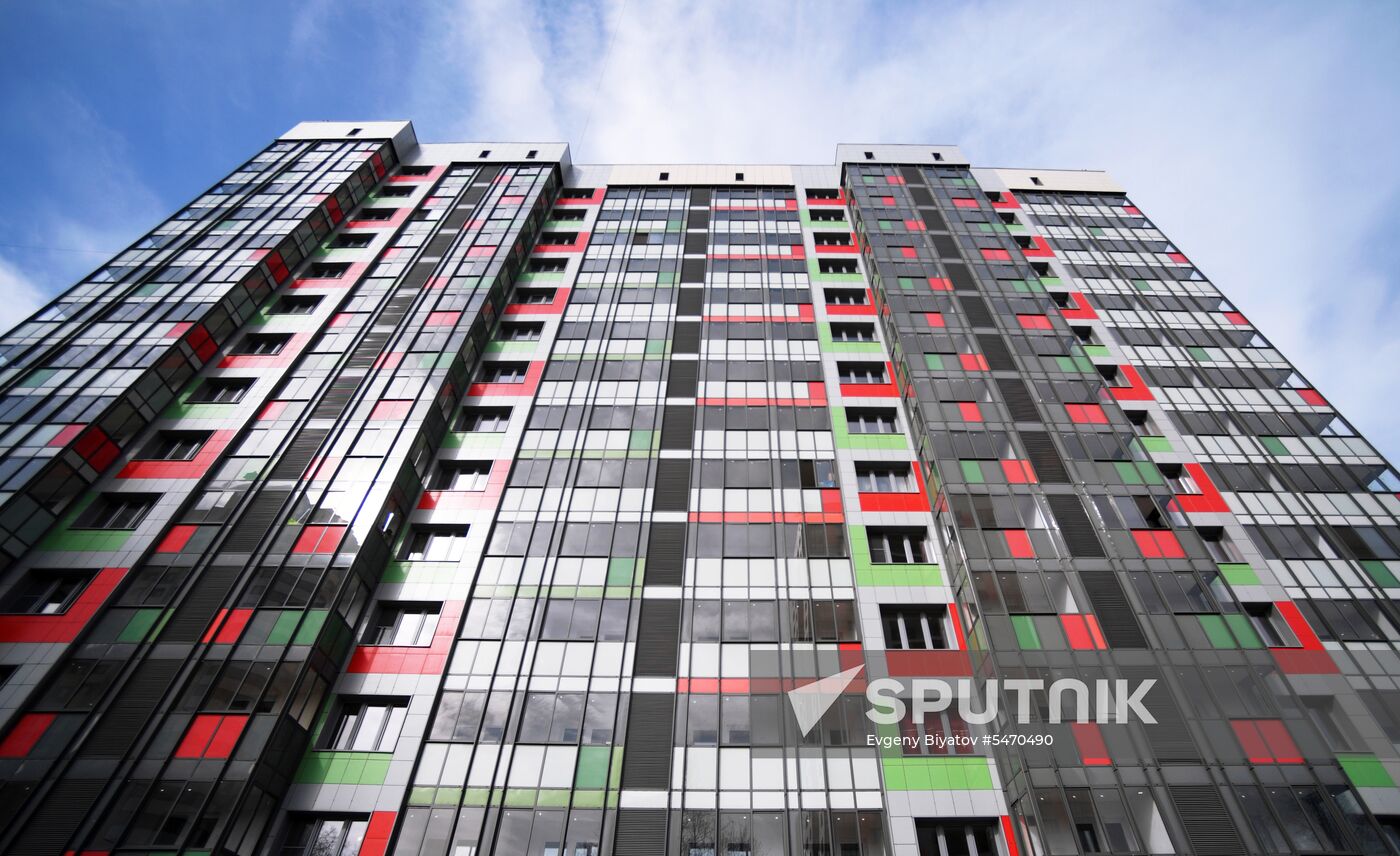 Apartment building for participants in Moscow relocation program