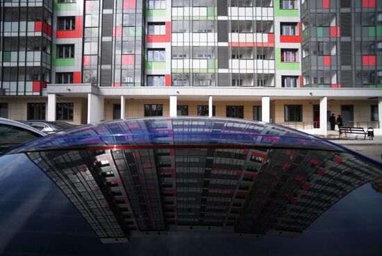 Apartment building for participants in Moscow relocation program