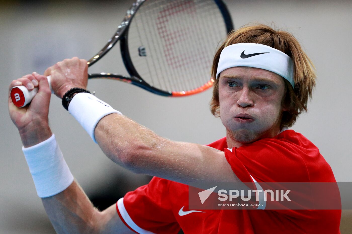 Tennis. Davis Cup. Russia vs. Austria. Day one