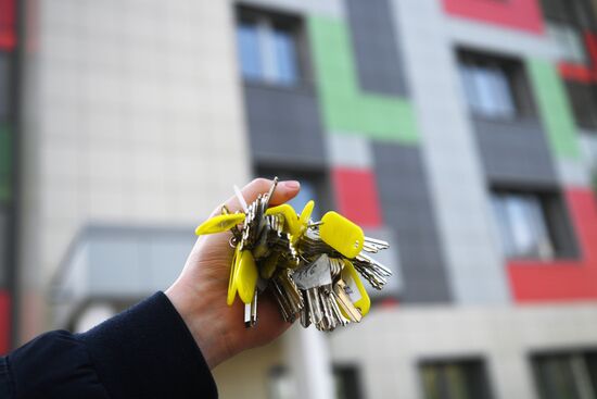 Apartment building for participants in Moscow relocation program