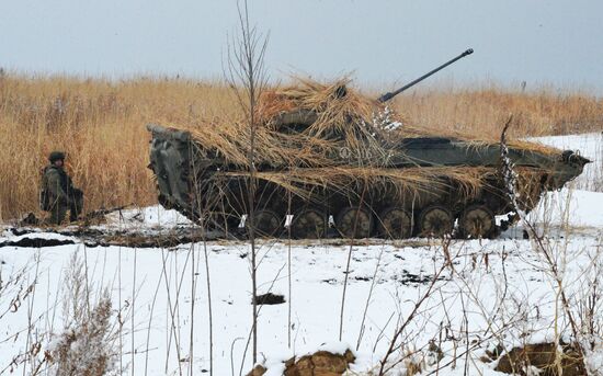 Tactical exercise of Pacific Fleet's marines