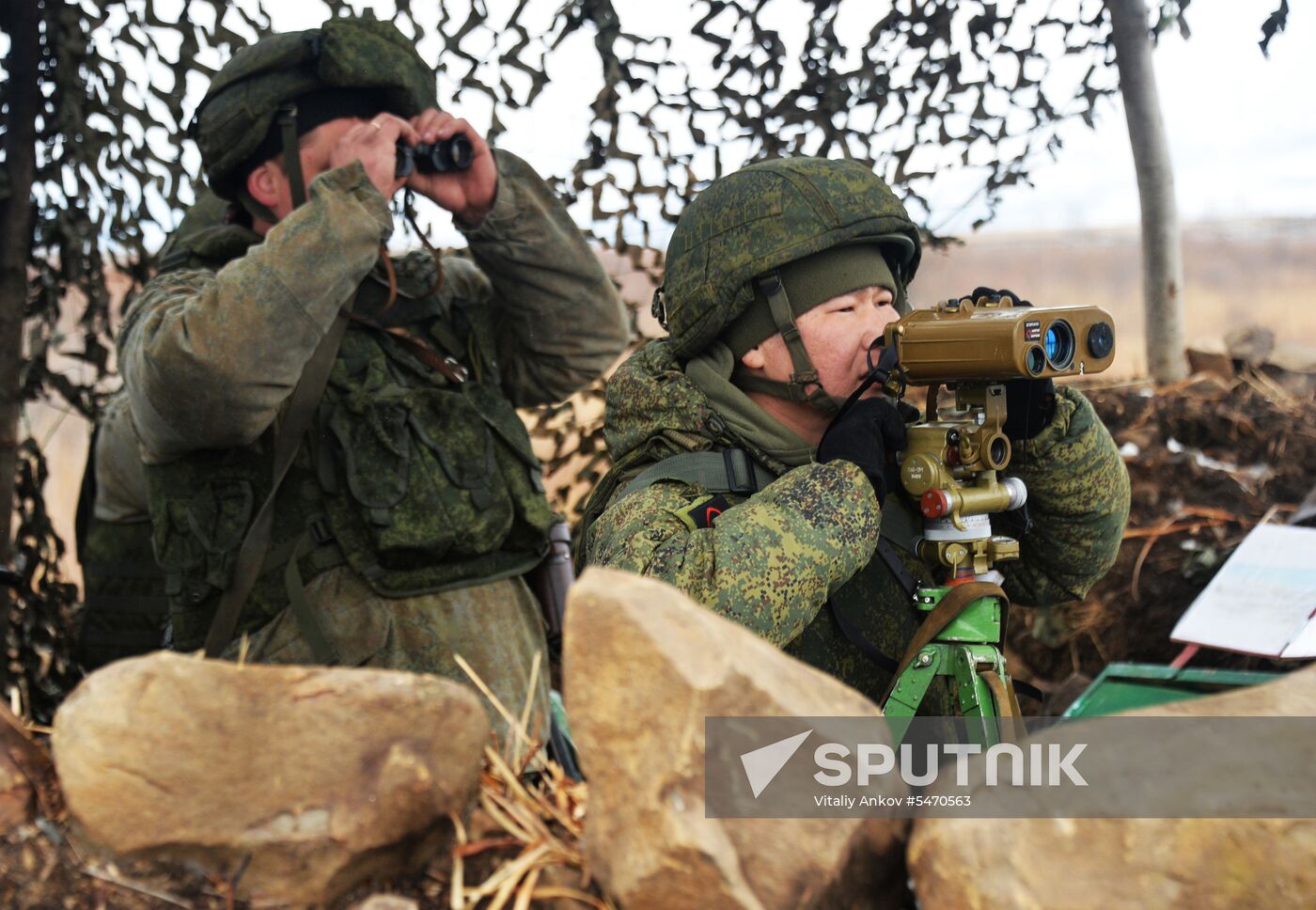 Tactical exercise of Pacific Fleet's marines