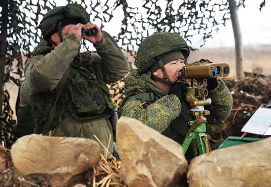 Tactical exercise of Pacific Fleet's marines