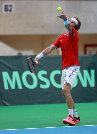 Tennis. Davis Cup. Russia vs. Austria. Day one