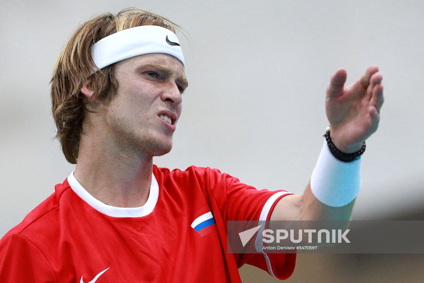 Tennis. Davis Cup. Russia vs. Austria. Day one